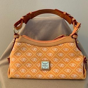 Orange Dooney & Bourke Monogram Shoulder Bag